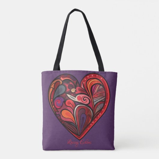 Tote Bag Échos d'amour (Dos)