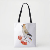 Tote Bag Écirage d'oiseaux de la forêt d'aquarelle (Devant)