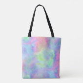 Tote Bag éclaboussure d'aquarelle opale : (Dos)