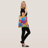 Tote Bag Éclaboussure d'art abstrait (Sur le modèle)