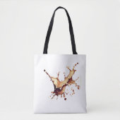 Tote Bag Éclaboussure de café (Devant)