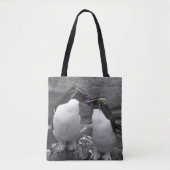 Tote Bag Éclaboussure de couleur de pingouin (Devant)