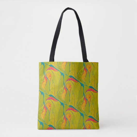 Tote Bag Éclaboussure tropicale Fourre-tout (Devant)
