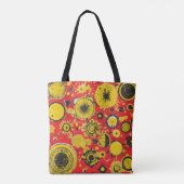 Tote Bag Éclaboussures autour du cercle (Dos)