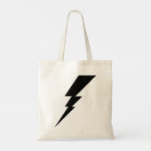 Tote Bag Éclair noir (Dos)