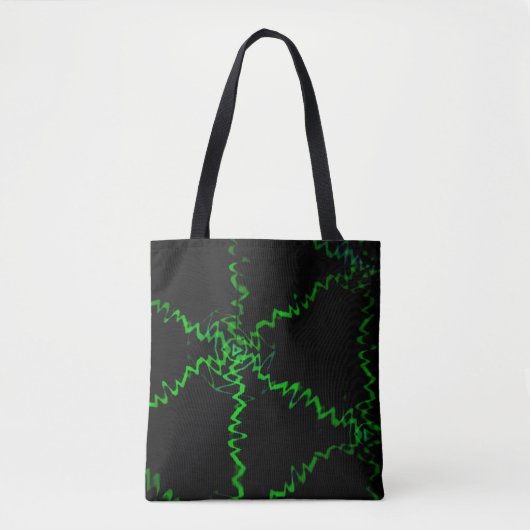 Tote Bag éclair vert (Devant)