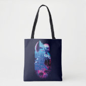 Tote Bag Éclairage de la ville rétrovague de dendroctones b (Devant)