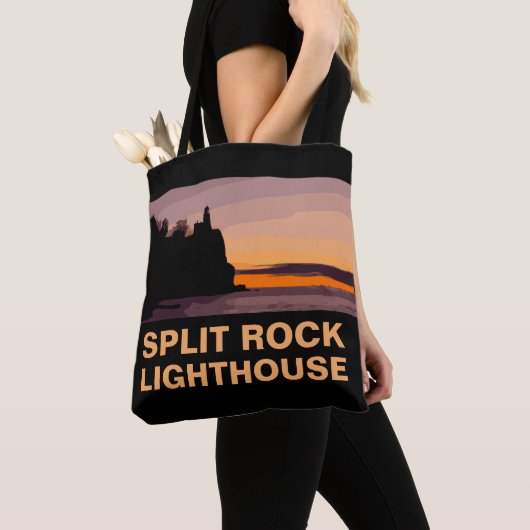 TOTE BAG ÉCLAIRAGE DE ROCHES SPLIT (De près)