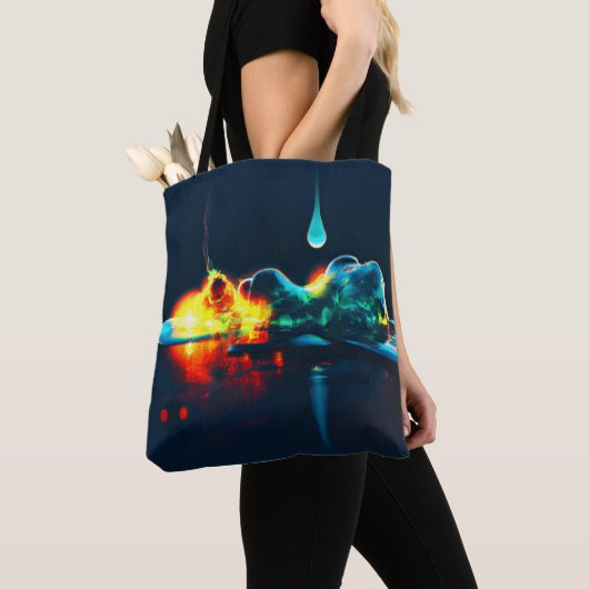 Tote Bag Éclairage Liquide (De près)