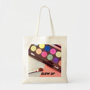 Tote Bag éclaire, se maquiller, ombre, rose, brillant, vif,