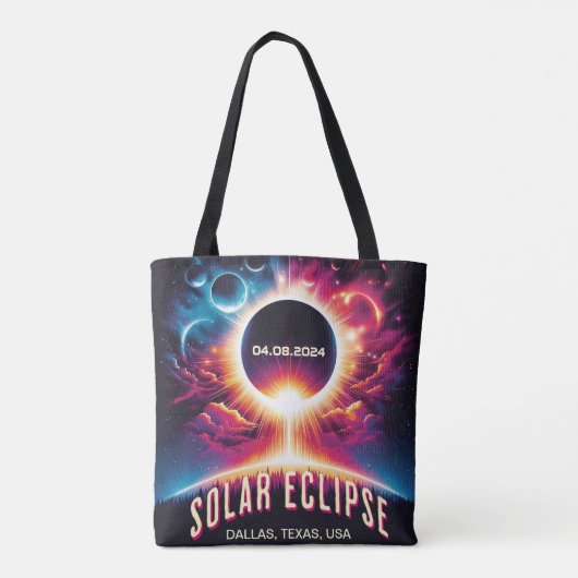 Tote Bag Éclipse solaire (Dos)