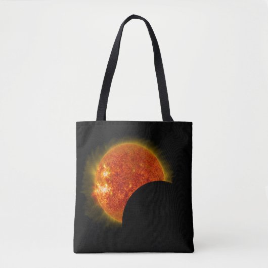 Tote Bag Éclipse solaire en cours (Devant)