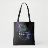 Tote Bag Éclipse solaire Espace Art Fractal (Devant)