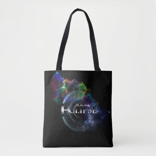 Tote Bag Éclipse solaire Espace Art Fractal (Devant)