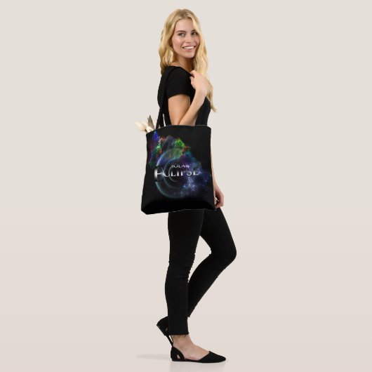 Tote Bag Éclipse solaire Espace Art Fractal (Sur le modèle)