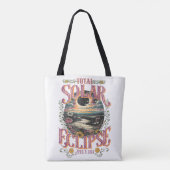 Tote Bag Éclipse solaire super totale 8 avril 2024 Astronom (Dos)