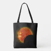 Tote Bag Éclipse solaire totale 2024 (Dos)