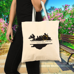 Tote Bag Éclipse solaire totale août 2026 – Islande sur mes