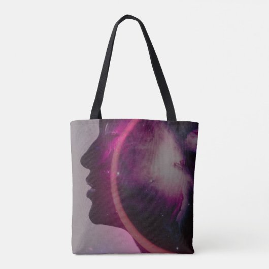 Tote Bag Éclipse solaire totale août 2026 texte personnalis (Dos)