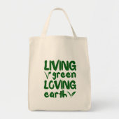 Tote Bag Éco Convivial Vie Durable Réutilisable Épicerie (Devant)