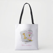Tote Bag École de Carnet blanc de première année (Devant)