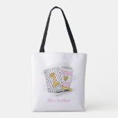Tote Bag École de Carnet blanc de première année (Dos)