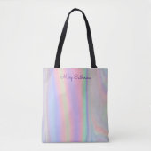 Tote Bag École de rose holographique (Devant)