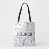 Tote Bag École de sciences Professeur Doodscience science A (Devant)