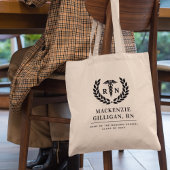 Tote Bag École de soins infirmiers de la RN personnalisée É