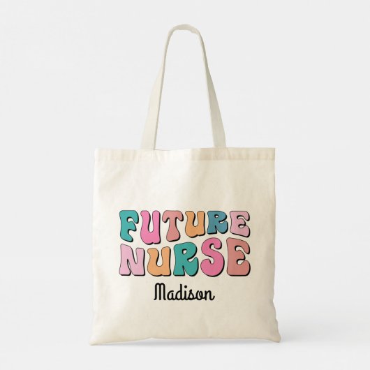 Tote Bag École de soins infirmiers Futur Infirmière RN Cade (Dos)