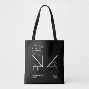Tote Bag École élogieuse d'angle aigu de cadeau de