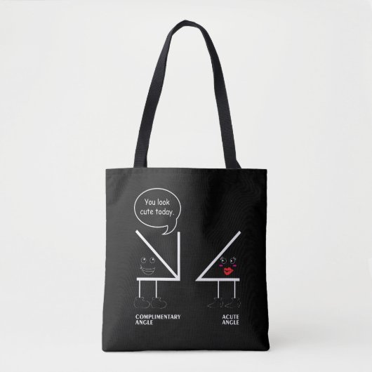 Tote Bag École élogieuse d'angle aigu de cadeau de (Devant)