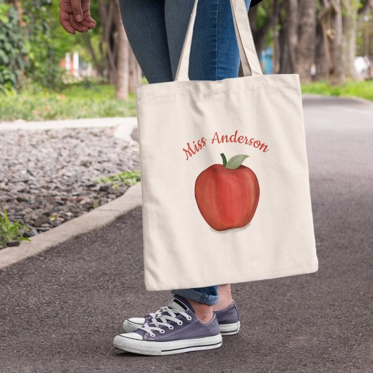 Tote Bag École enseignant Apple classe