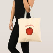 Tote Bag École enseignant Apple classe (Devant (produit))