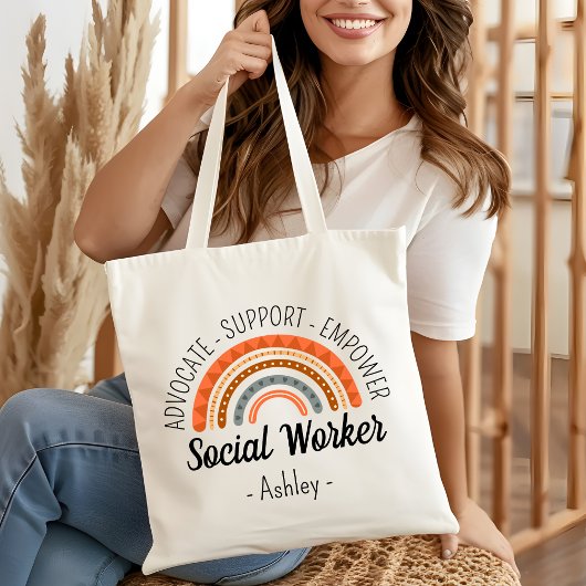 Tote Bag École Social Worker LSW MSW Cadeaux personnalisés