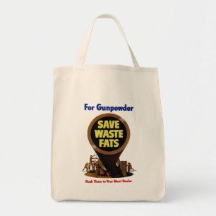 Tote Bag Économiser Les Graisses De Déchets ~ Pour La Poudr