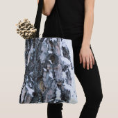 Tote Bag Écorce dans la neige (De près)