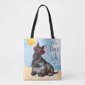 Tote Bag Écossais Terrier d'été (Devant)