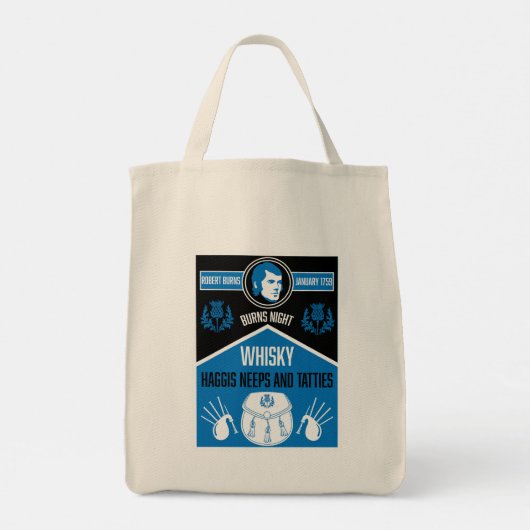 Tote Bag Ecosse Burns Night (Dos)
