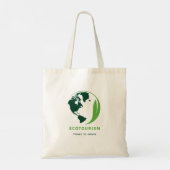 Tote Bag Écotourisme Voyage vert vers la nature (Dos)