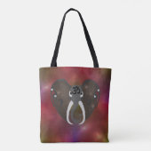Tote Bag Ecouter les éléphants au Cosmos (Dos)