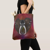 Tote Bag Ecouter les éléphants au Cosmos (De près)