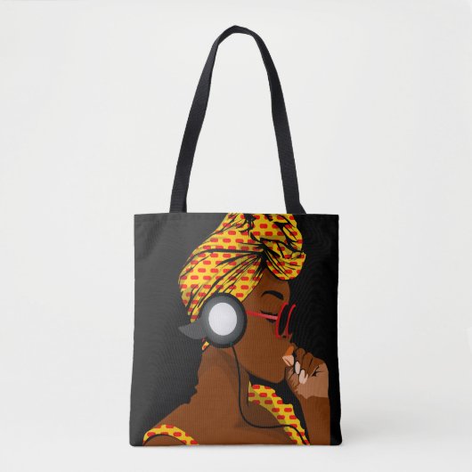Tote Bag Écouter Tunes (Devant)