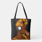Tote Bag Écouter Tunes (Dos)