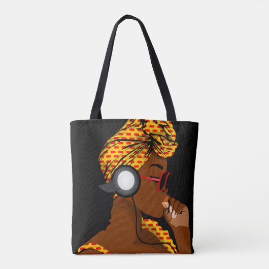 Tote Bag Écouter Tunes (Dos)