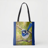 Tote Bag Écran bleu - (Devant)