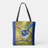 Tote Bag Écran bleu - (Dos)