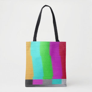Tote Bag Écran d'essai : Effet de texture de rayures.