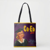 Tote Bag Écran étiquette de caisses d'agrumes de marque Co- (Devant)