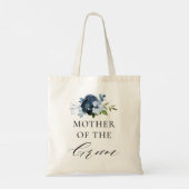 Tote Bag écriture florale marine mère du marié (Dos)